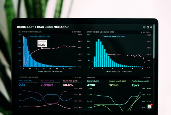 reporting and analytics dashboard view in dark mode 2