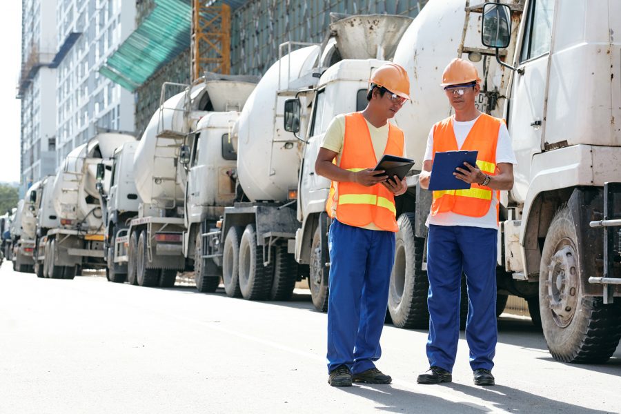 civil engineers at jobsite