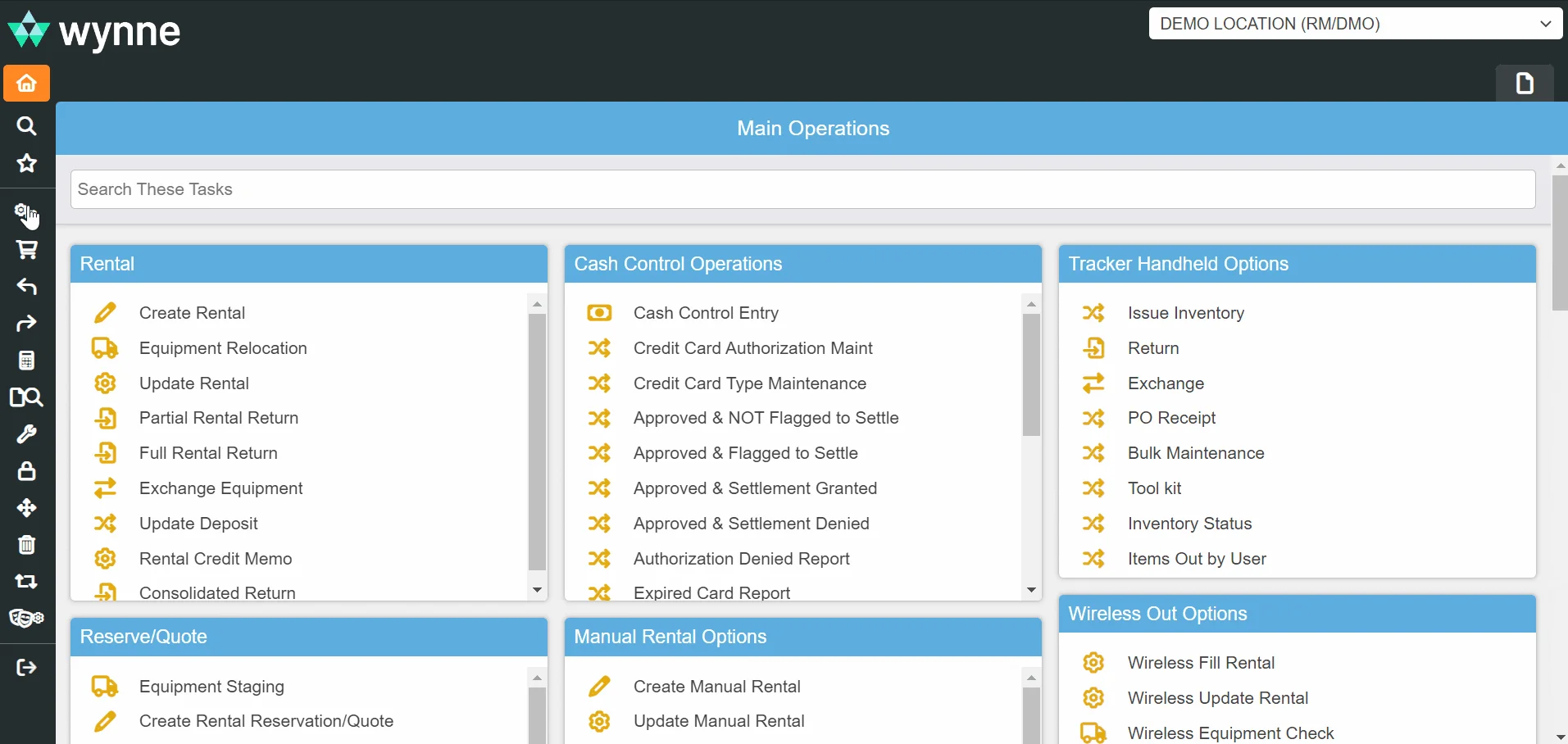 equipment rental software in action