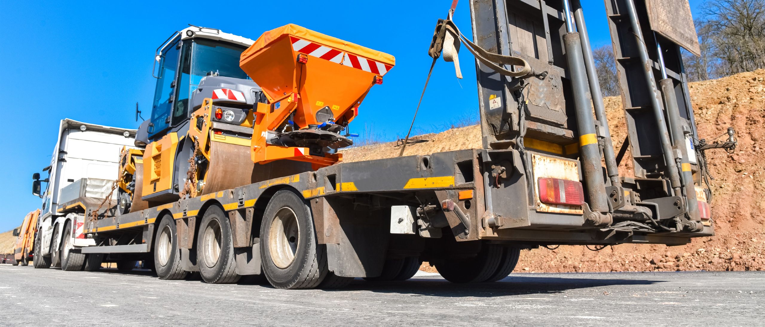 truck with rental equipment