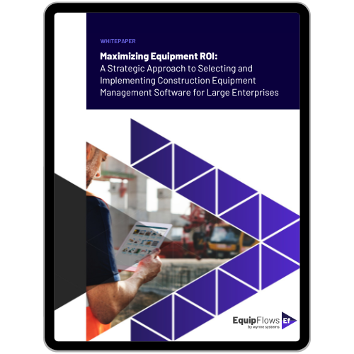 Construction Equipment management software