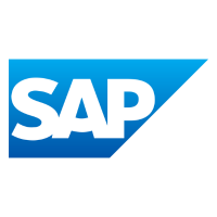 SAP blue and white logo