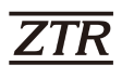 ZTR black text logo