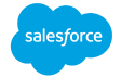 Blue Salesforce cloud logo