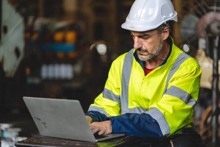 project manager looking for the equipment he has on the job site.