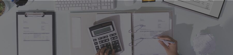 accounts receivable clerk working on cash flow for equipment rental business