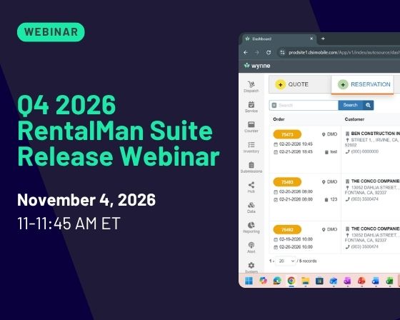 Q4 2026 RentalMan Release Webinar